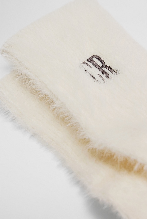 Country Road Fluffy Sock
