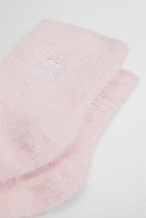 Country Road Fluffy Sock