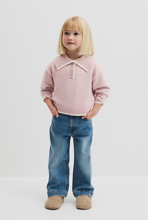 Tipped Popover Knit Tipped Popover Knit