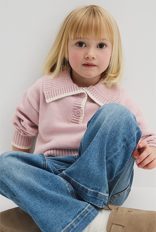 Tipped Popover Knit Tipped Popover Knit