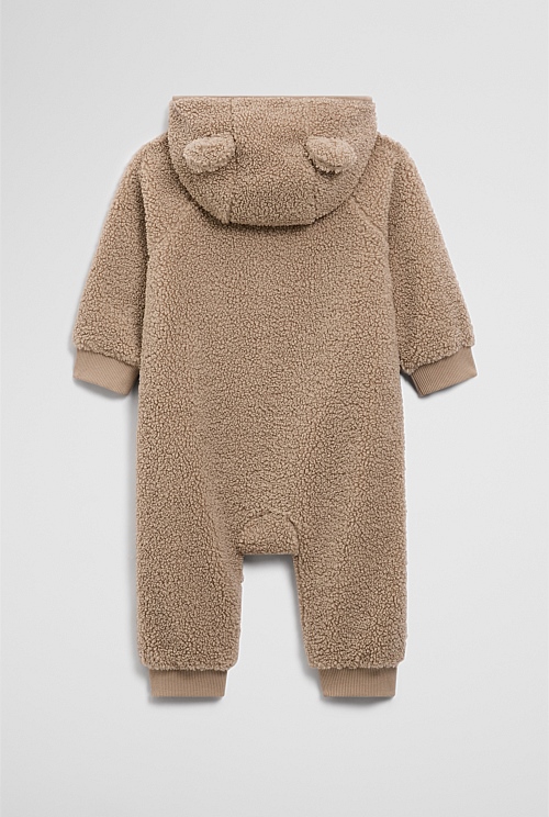 Sherpa Hooded Jumpsuit