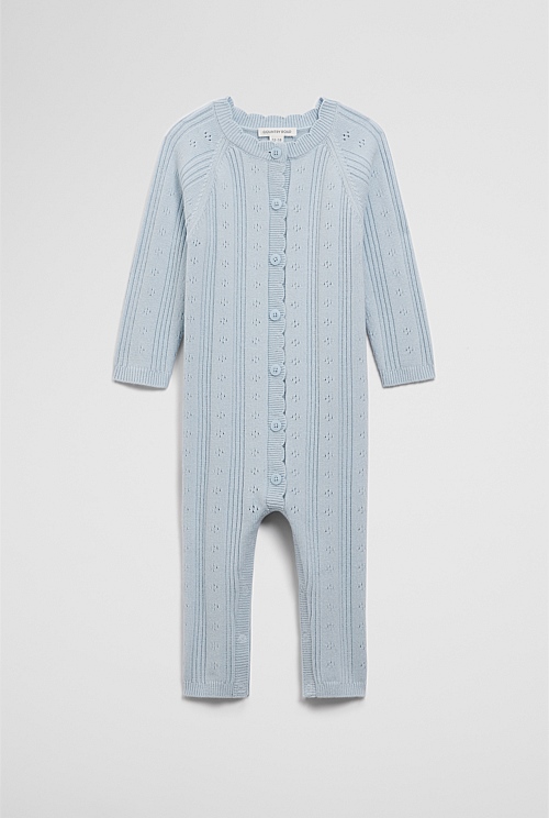 Knit Detail Jumpsuit
