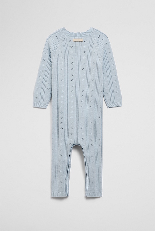 Knit Detail Jumpsuit