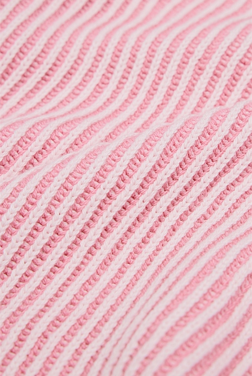 Organically Grown Cotton Contrast Fisherman Knit Organically Grown Cotton Contrast Fisherman Knit