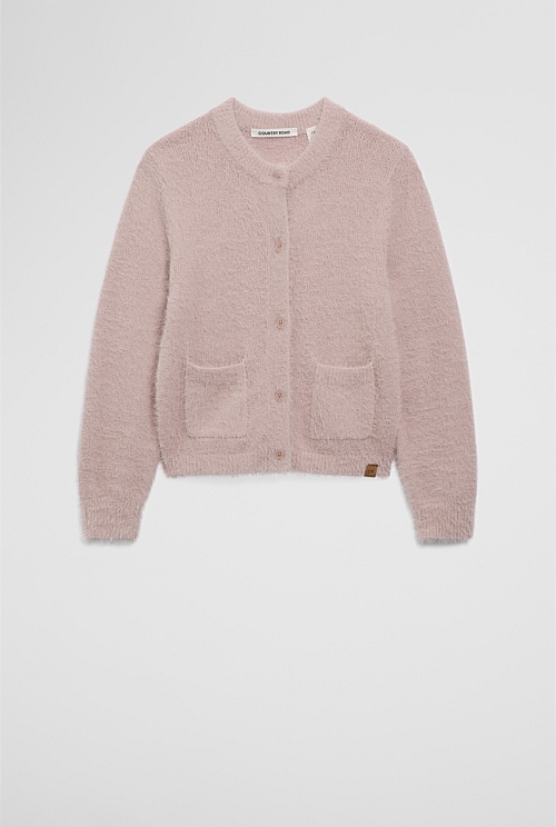 Fluffy Knit Cardigan