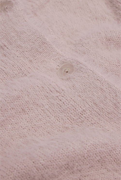 Fluffy Knit Cardigan