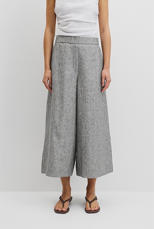 Linen Wide Leg Pant