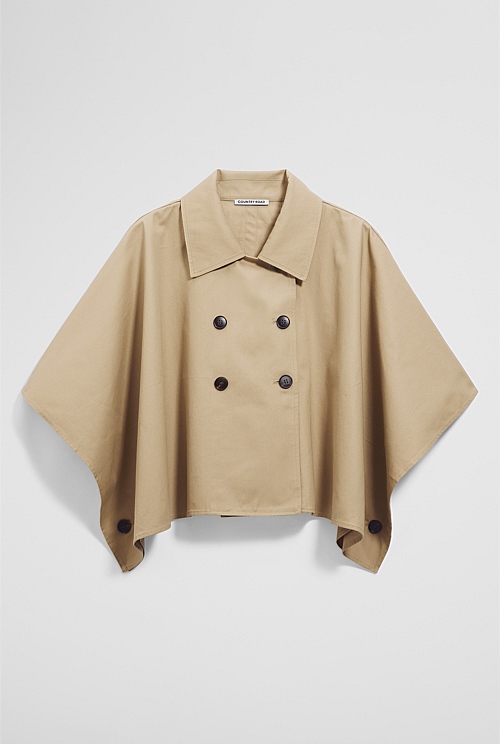 Button Through Cape
