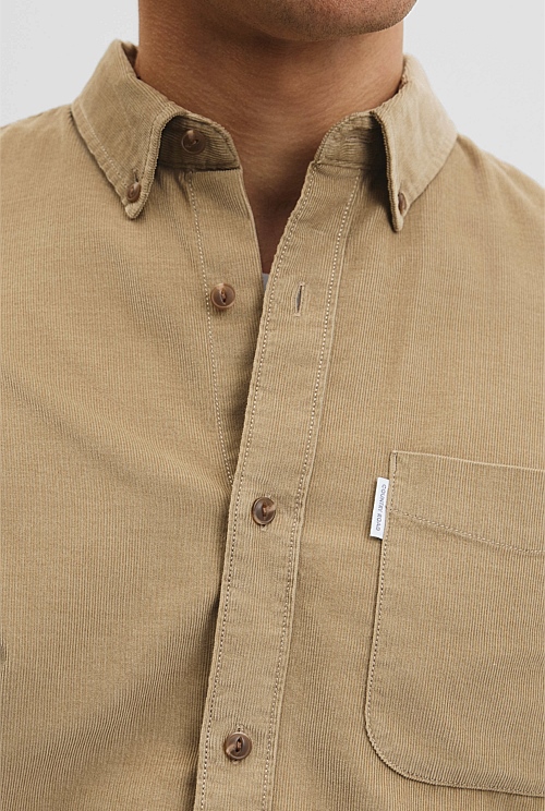 Regular Fit Corduroy Shirt
