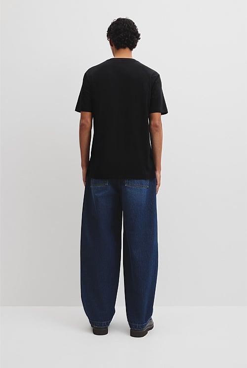 Short Sleeve Australian Cotton Country Road Modern Logo T-Shirt