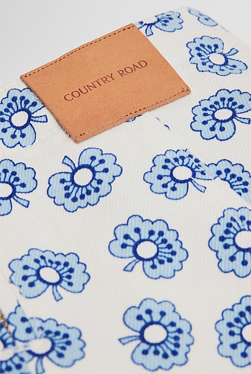 Printed Denim Skirt Printed Denim Skirt
