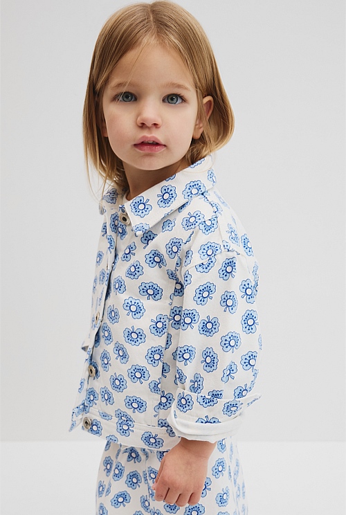 Printed Denim Jacket Printed Denim Jacket