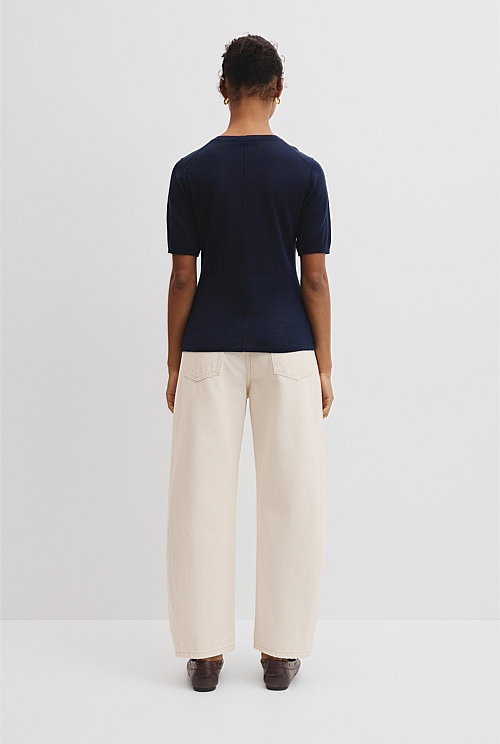 Short Sleeve Knit Tee Short Sleeve Knit Tee
