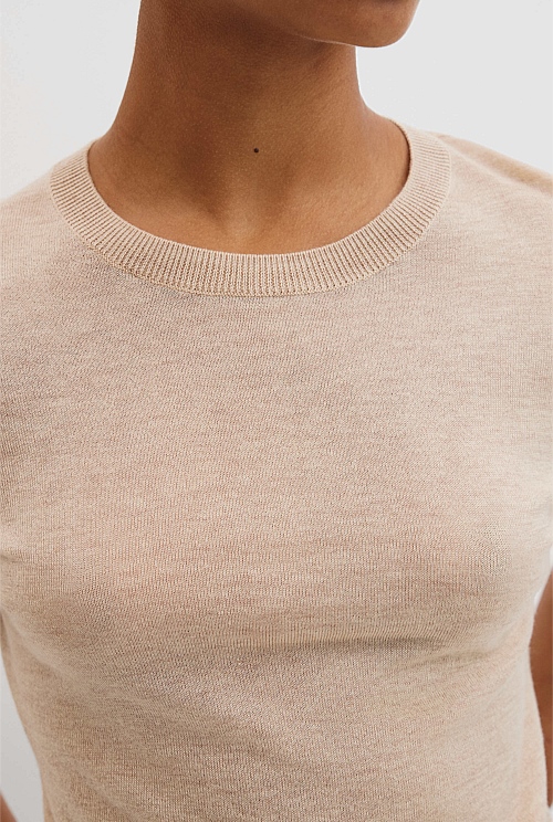 Short Sleeve Knit Tee Short Sleeve Knit Tee
