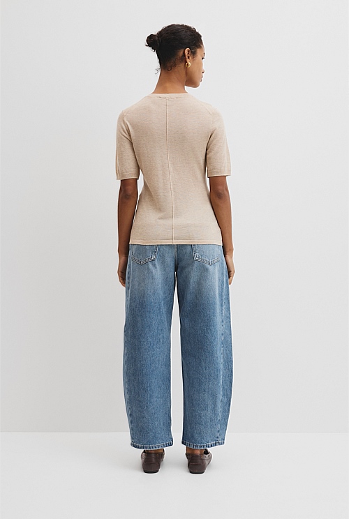 Short Sleeve Knit Tee Short Sleeve Knit Tee