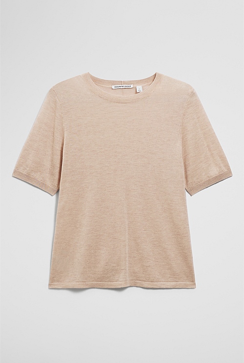 Short Sleeve Knit Tee Short Sleeve Knit Tee