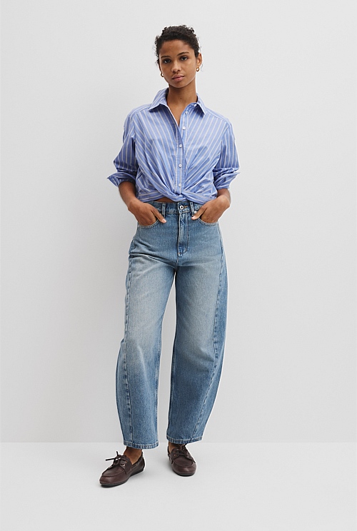 Twist Crop Shirt Twist Crop Shirt