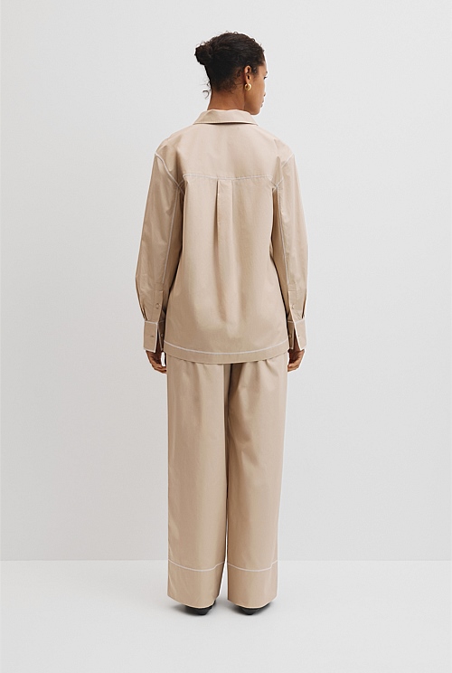 Contrast Stitch Shirt Contrast Stitch Shirt