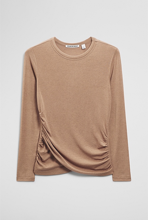 Jersey Wrap Top Jersey Wrap Top