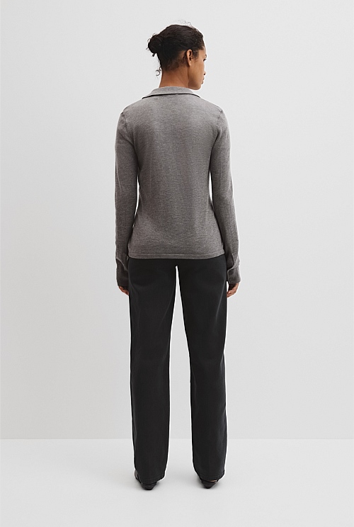 Long Sleeve Knit Shirt Long Sleeve Knit Shirt