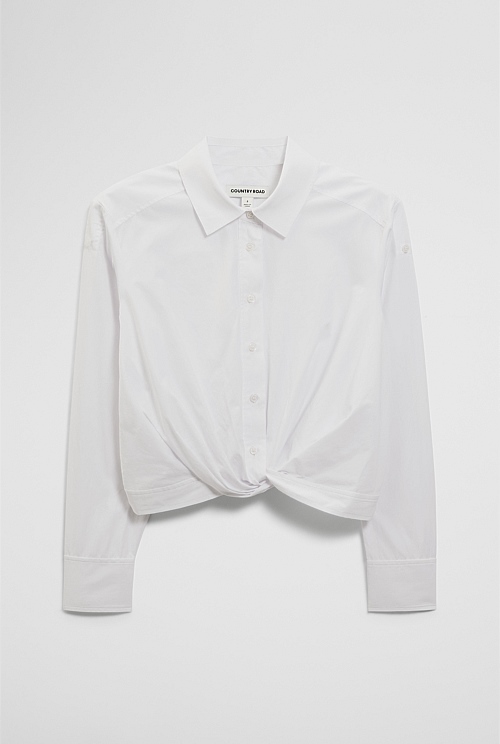 Twist Crop Shirt