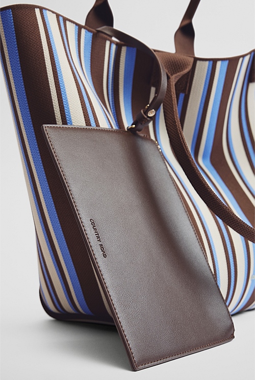 Stripe Knit Shopper Stripe Knit Shopper