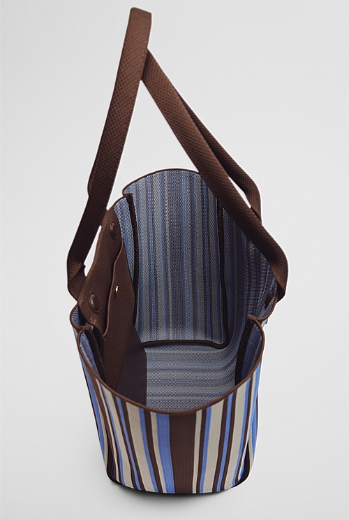 Stripe Knit Shopper Stripe Knit Shopper