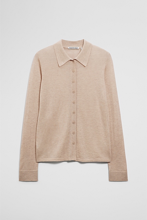 Long Sleeve Knit Shirt Long Sleeve Knit Shirt