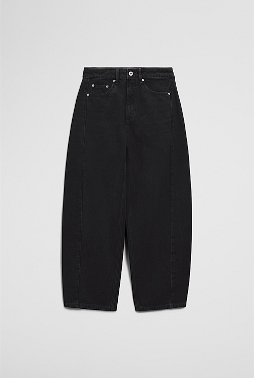 High Rise Barrel Jean