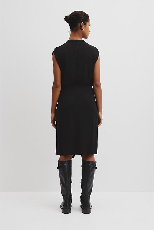 Twist Crepe Skirt Twist Crepe Skirt