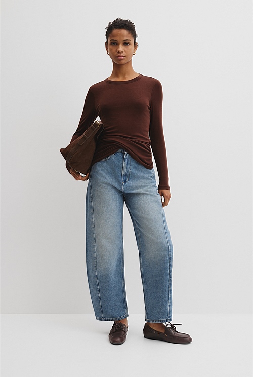 Jersey Wrap Top Jersey Wrap Top