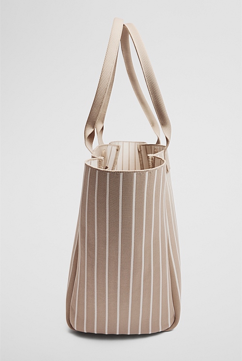 Stripe Knit Shopper Stripe Knit Shopper