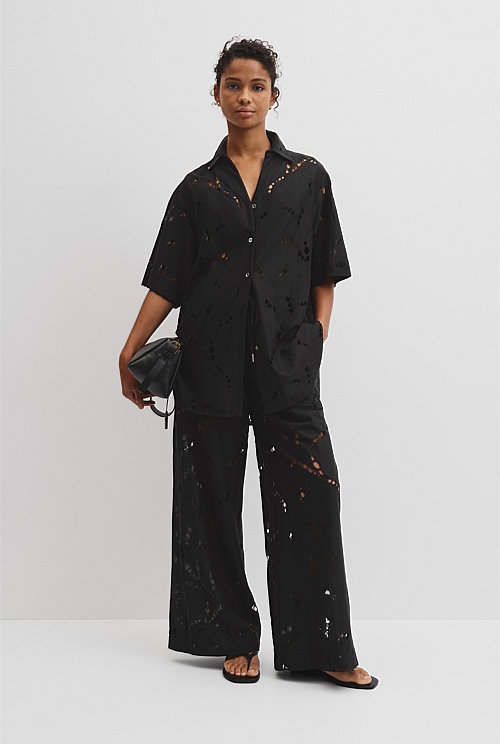 Lace Longline Shirt Lace Longline Shirt