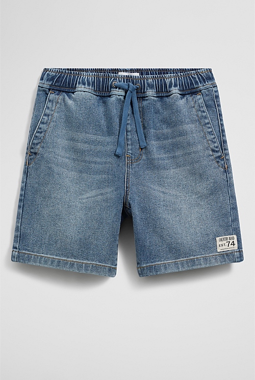 Teen Pull On Denim Short