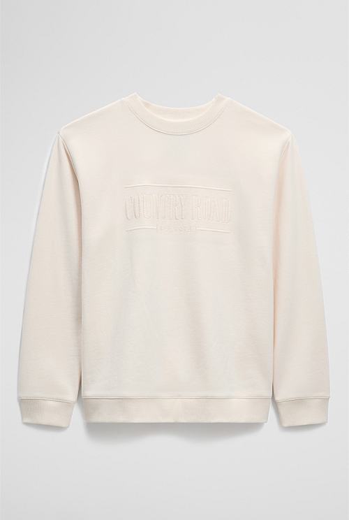Teen Australian Cotton Relaxed Heritage Sweat Teen Australian Cotton Relaxed Heritage Sweat