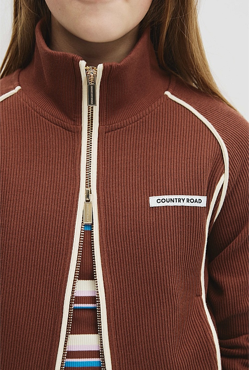 Teen Raglan Zip Through Jacket Teen Raglan Zip Through Jacket