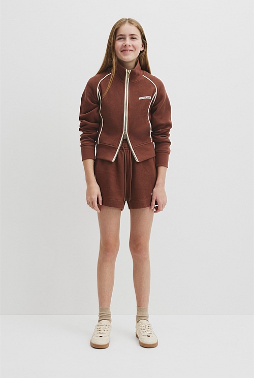 Teen Raglan Zip Through Jacket Teen Raglan Zip Through Jacket