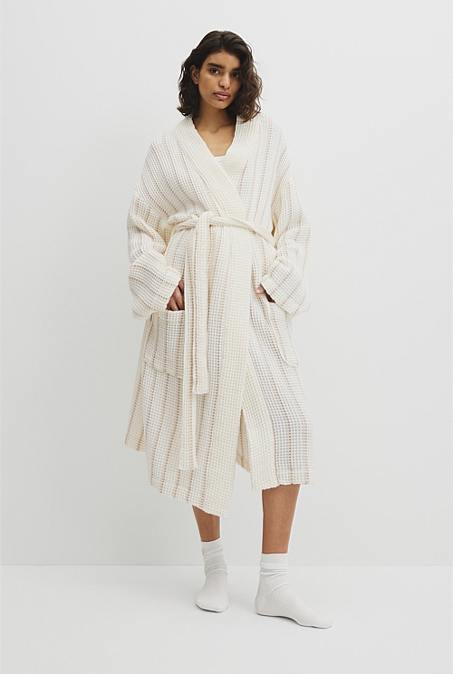 Parker Australian Cotton Bath Robe Parker Australian Cotton Bath Robe
