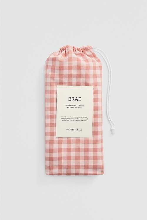 Brae Australian Cotton Pillowcase Pair Brae Australian Cotton Pillowcase Pair