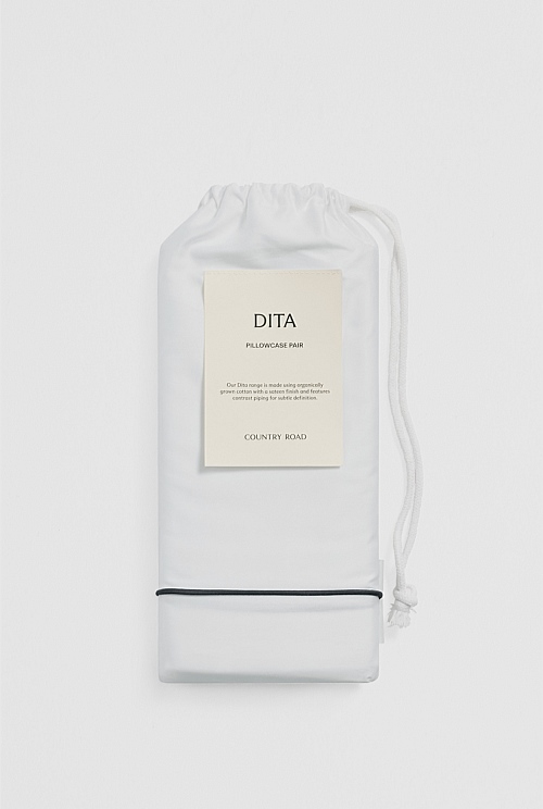 Dita Organically Grown Cotton Standard Pillowcase Pair Dita Organically Grown Cotton Standard Pillowcase Pair