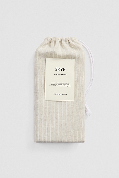 Skye Linen Standard Pillowcase Pair Skye Linen Standard Pillowcase Pair