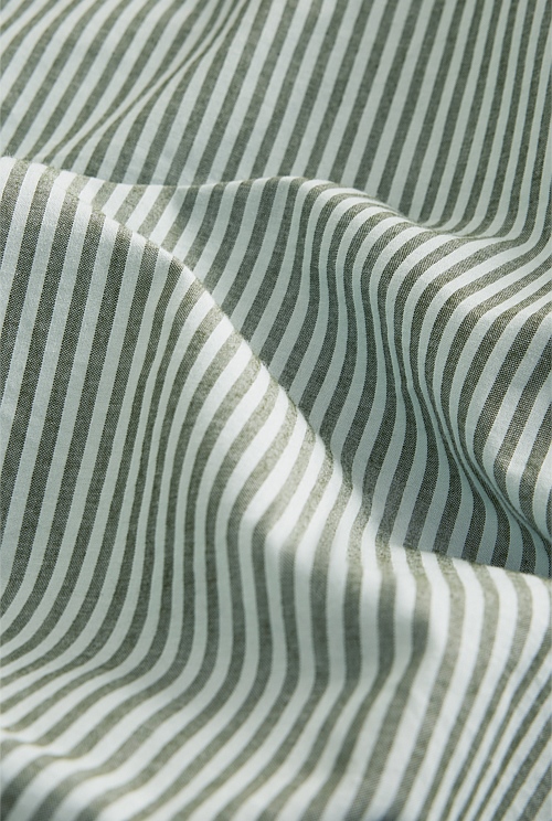 Brae Australian Cotton Stripe Queen Fitted Sheet