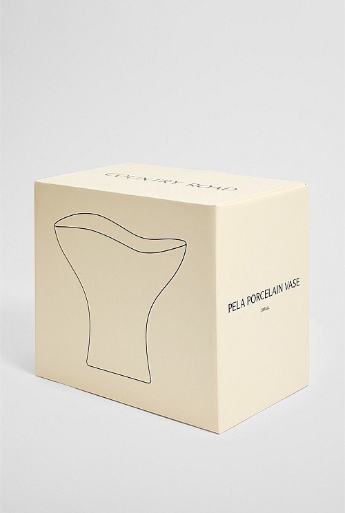 Pela Small Porcelain Vase Pela Small Porcelain Vase