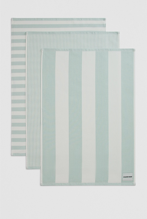 Isa Australian Cotton Tea Towel Pack of 3 Isa Australian Cotton Tea Towel Pack of 3