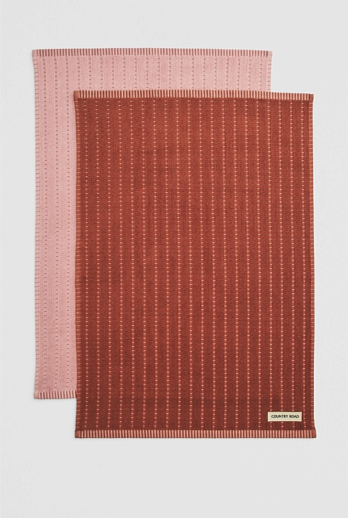 Mira Australian Cotton Tea Towel Pack of 2 Mira Australian Cotton Tea Towel Pack of 2