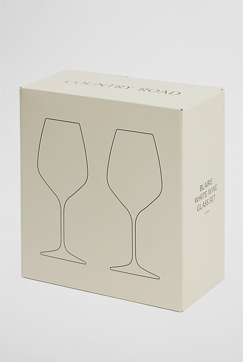 Blaire White Wine Set Of 2 Blaire White Wine Set Of 2
