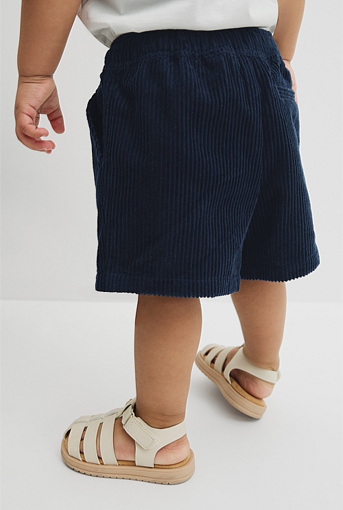 Organically Grown Cotton Pull On Cord Straight Short Organically Grown Cotton Pull On Cord Straight Short