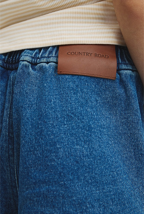 Denim Skort