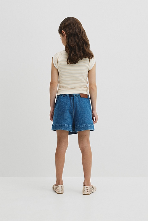 Denim Skort