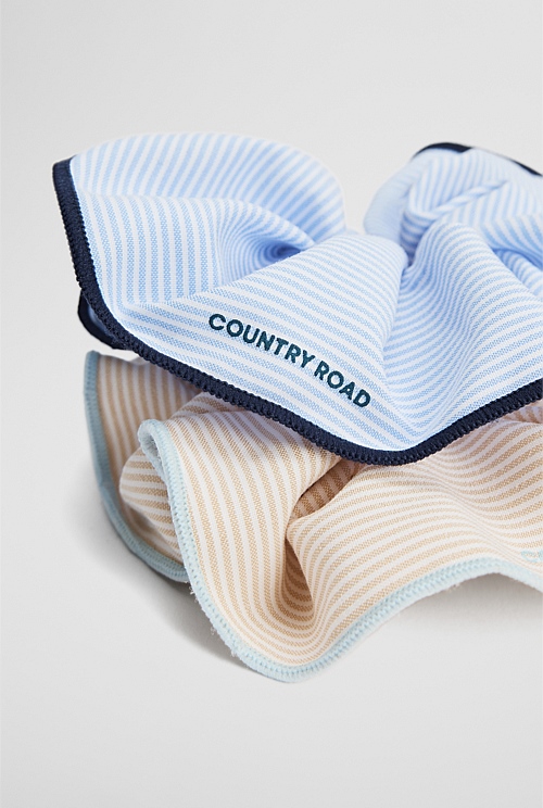 Stripe Scrunchie Pack of 2 Stripe Scrunchie Pack of 2